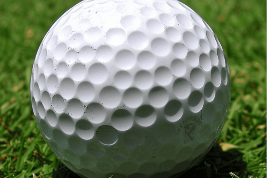 golf ball on course
