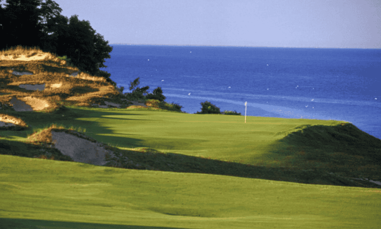 8th hole whistling straits golf courses