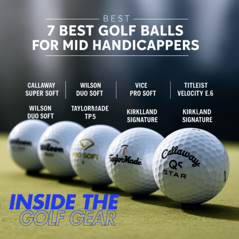 BEST 7 GOLF BALLS FOR MID HANDICAPPERS