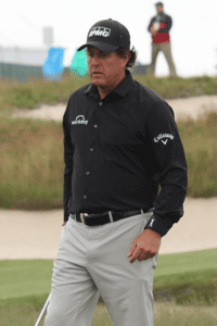 Mickelson at the 2018 U.S. Open at Shinnecock Hills