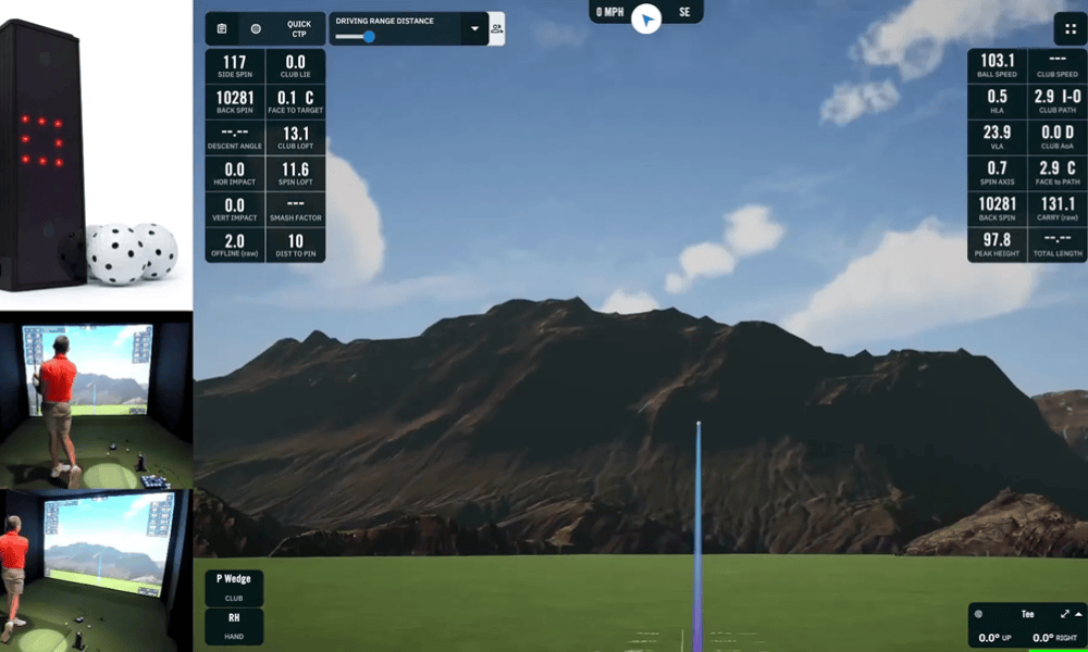 Pitching Wedge Shots: Comparing Spin and Ball Speed