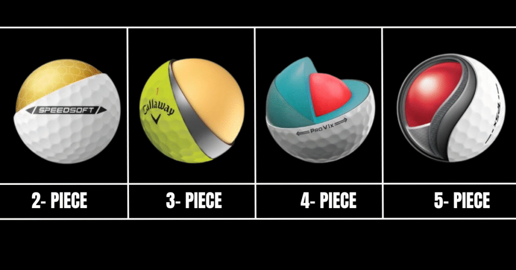 saintnine golf balls 2 PIECE VS 3 PIECE VS 4 PIECE