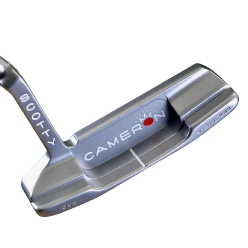 a close up of a golf putter Scotty Cameron Newport 2 GSS prototype (Ping PP58 grip)