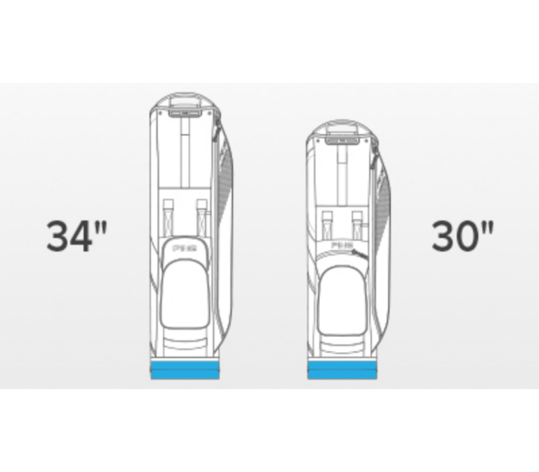 PING Prodi G Junior Golf Set: Prodi G golf bag size measurements