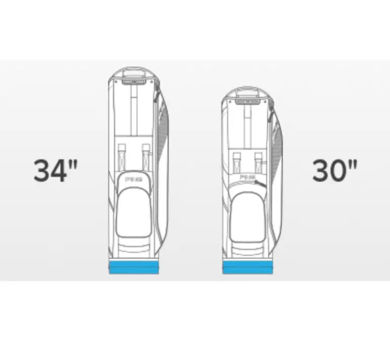 PING Prodi G Junior Golf Set: Prodi G golf bag size measurements