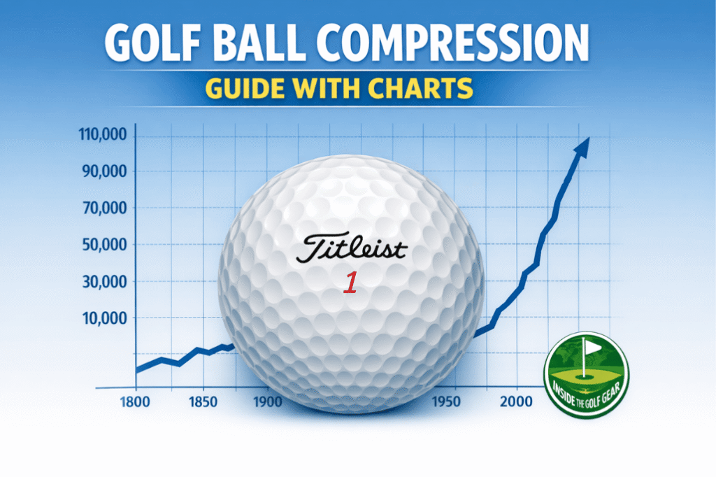 Golf ball compression guide with charts low vs high compression swing speed matching