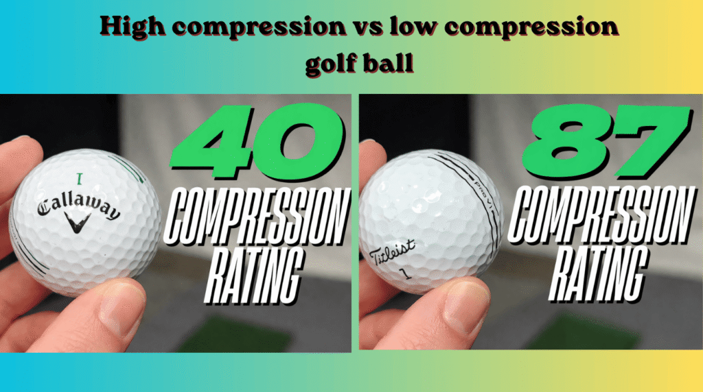 High compression vs low compression golf ball