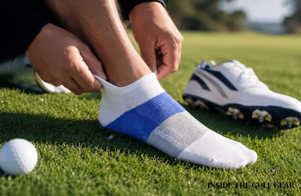 Feetures Elite Golf Max Cushion Tab Ankle Socks