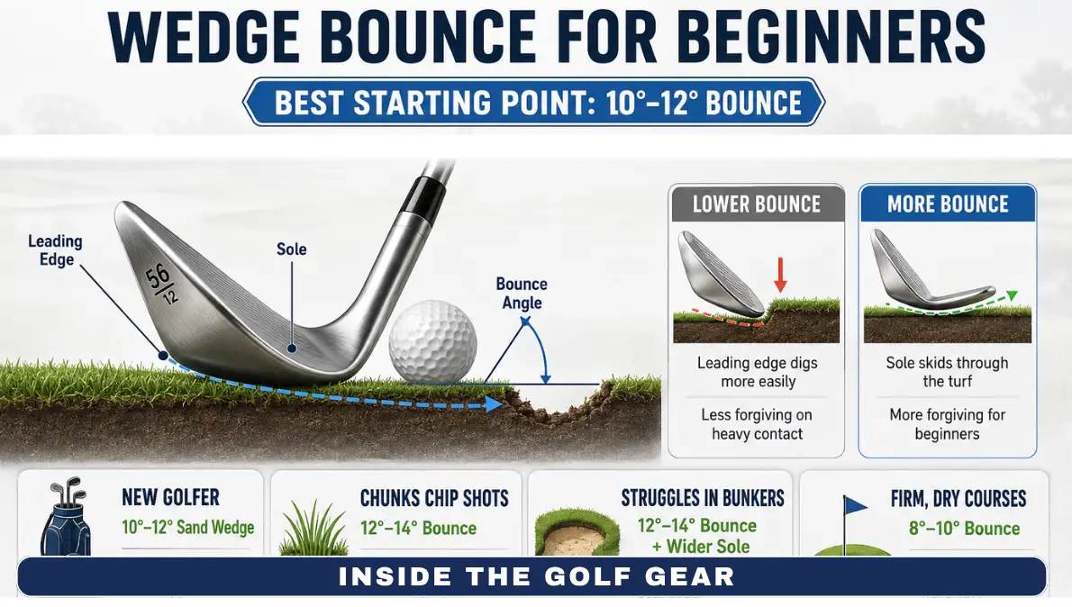 golf wedge bounce for beginnners